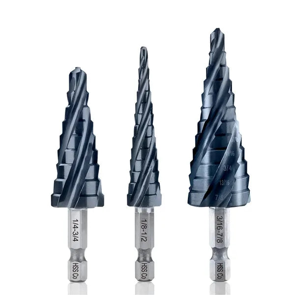 M35 Cobalt Four Spiral Flute Step Drill Bit